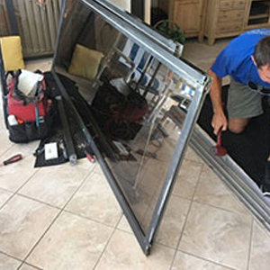 sliding glass door frame repair Tampa